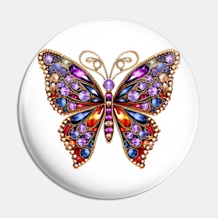 Bejeweled Butterfly #6 Pin