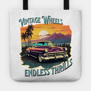 Vintage Wheels, Endless Thrills Tote