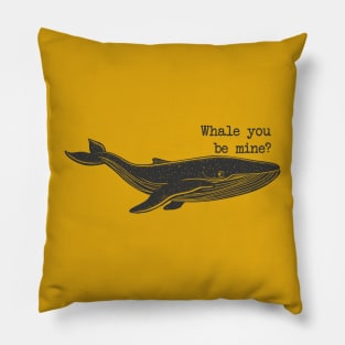 Whale you be mine? Pillow