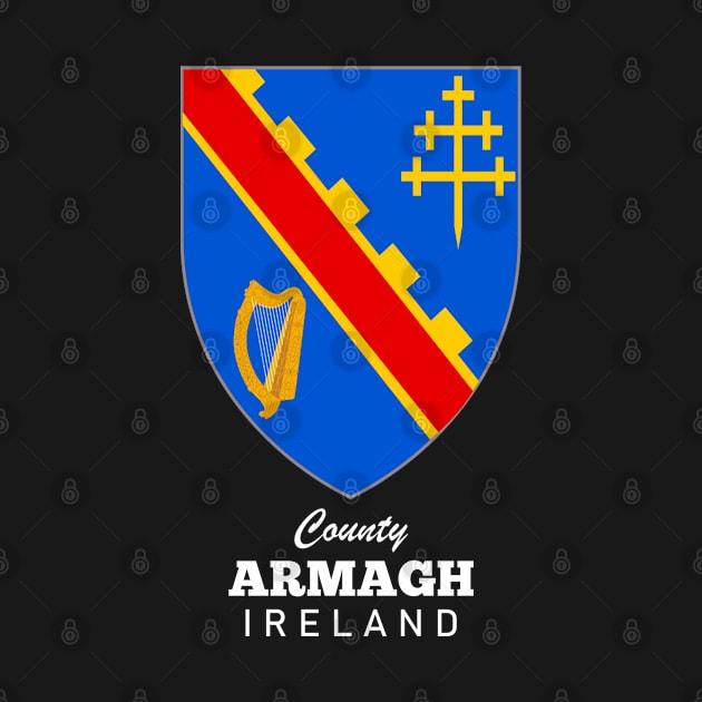 County Armagh Ireland Crest by Ireland