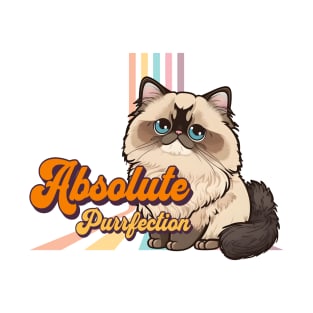 Himalayan Cat Absolute Purrfection cute kitty T-Shirt