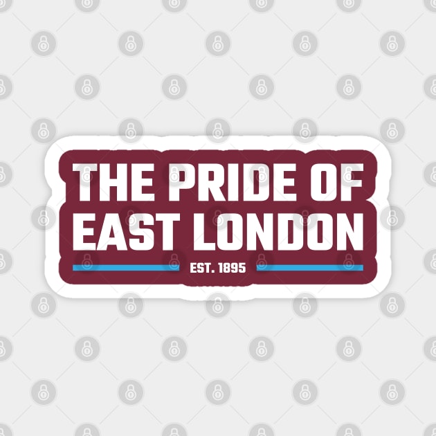 The Pride of East London Magnet by Footscore