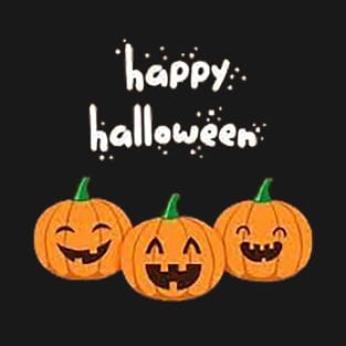 Happy Halloween Pumpkin  T-Shirt Halloween Tee Shirt Classic Halloween Shirt T-Shirt