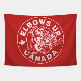 Elbows Up Tapestry