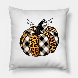 Plaid Pumpkin Pillow