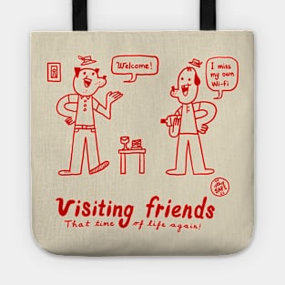 Visiting Friends Tote