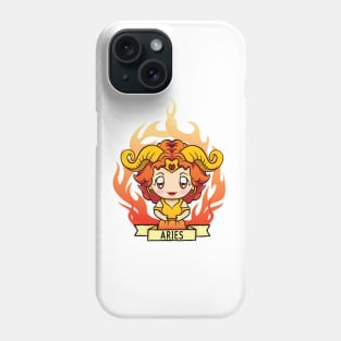 Aries Zodiac Girl Phone Case