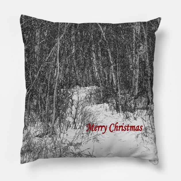 Merry Christmas Pillow by CanadianWild418