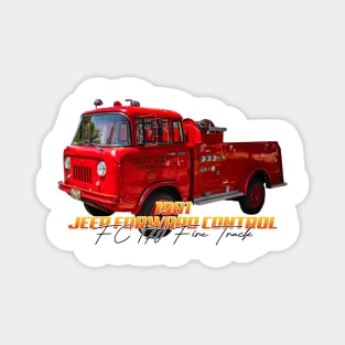 1961 Jeep Forward Control FC 170 Fire Truck Magnet