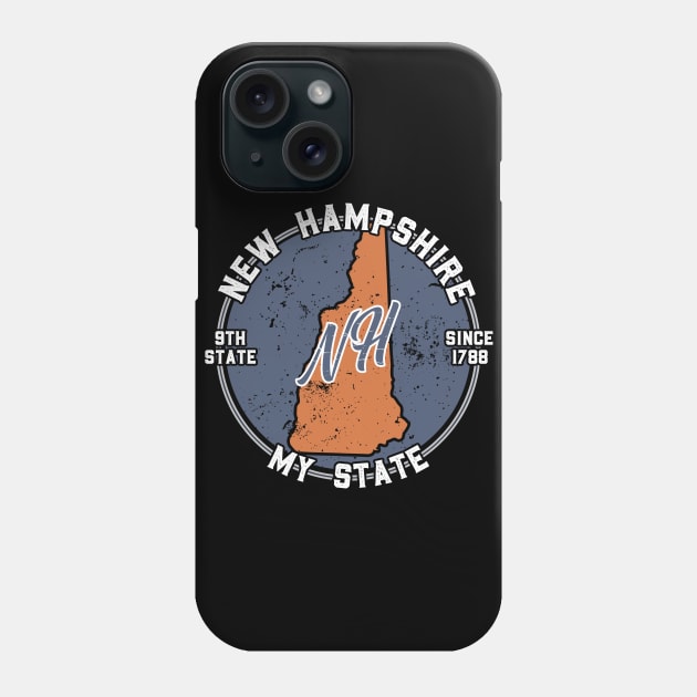 New Hampshire My State Patriot State Tourist Gift Phone Case by atomguy