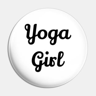 Yoga Girl Pin
