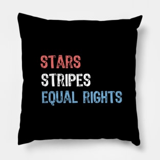 Stars Stripes And Equal Rights Pillow