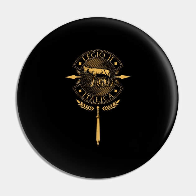 Legio II Italica - Roman Legion Pin by Modern Medieval Design