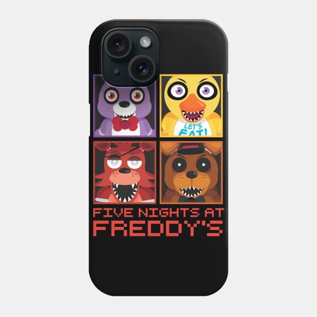 Five Nights at Freddy's Group Phone Case by LeCuteShop