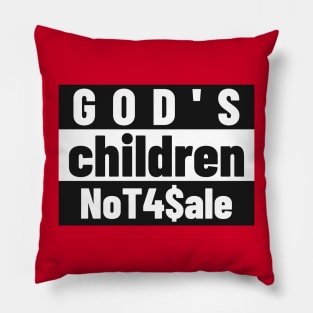 God's Children shirt and apparel Pillow