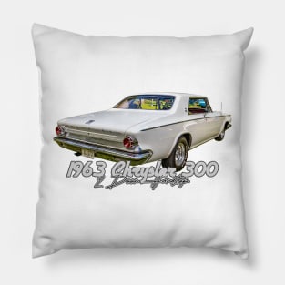 1963 Chrysler 300 2 Door Hardtop Pillow