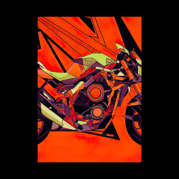 Abstract Motorcycle Forms by maxcode