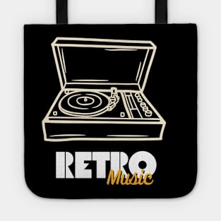 Vintage Retro Music Lover 3 Tote