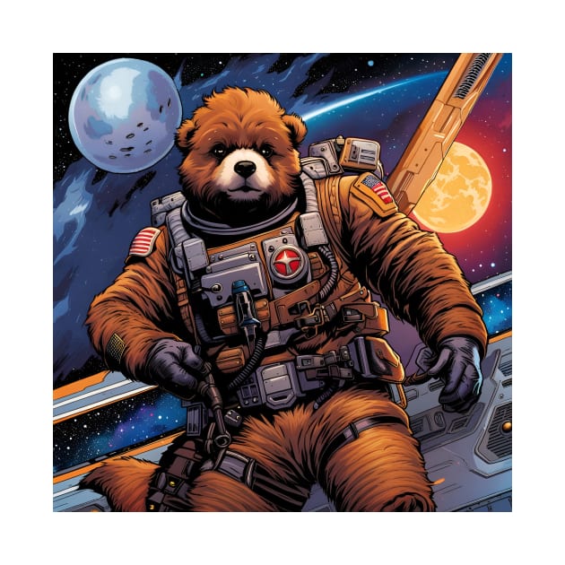 Teddy as a new recruit in the space Force by Colin-Bentham