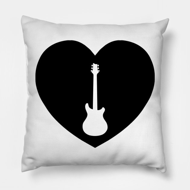 Guitar Love | I Heart... Pillow by gillianembers