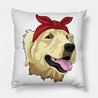 Labrador with Bandana Pillow