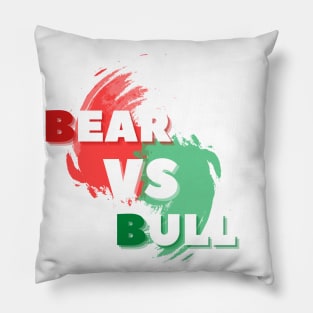 Bear vs Bull Pillow