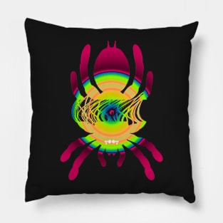 Tarantula Silhouette V164 (Radial) Pillow