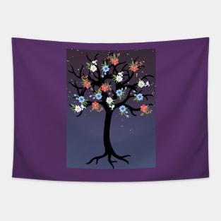 Trees and Flowers Tapestry