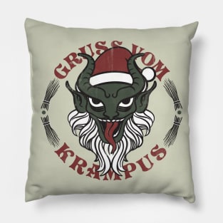 Gruss Vom Krampus Pillow