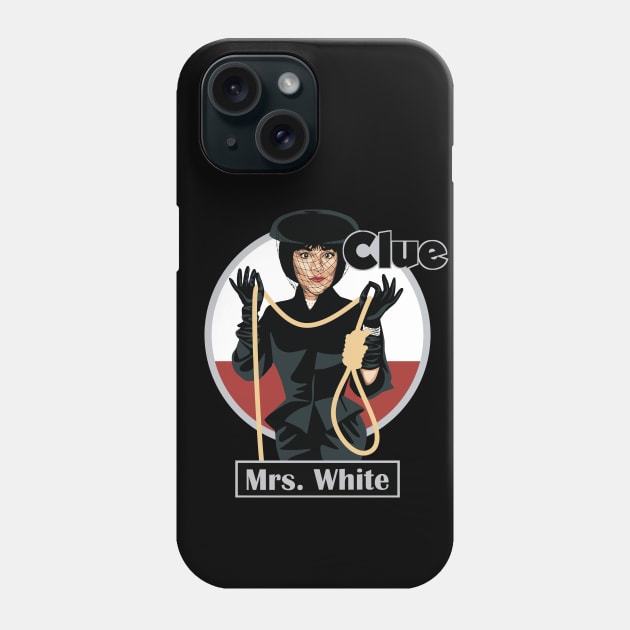 CLUE Mrs White Phone Case by Tiro1Linea