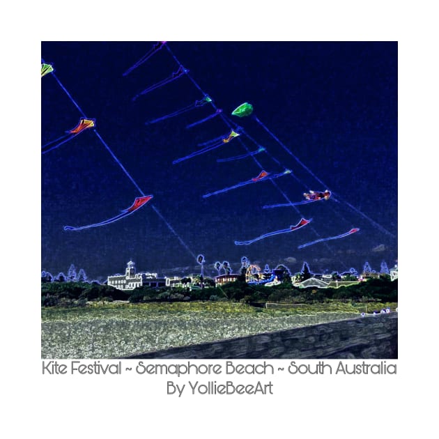 Kite Festival - Semaphore Beach, South Australia by YollieBeeArt