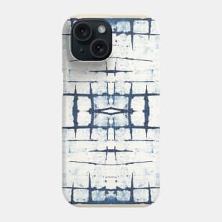 Faded Indigo Shibori Tie Dye Phone Case