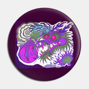 Neon Dragon With 4 Elements Variant 16 Pin