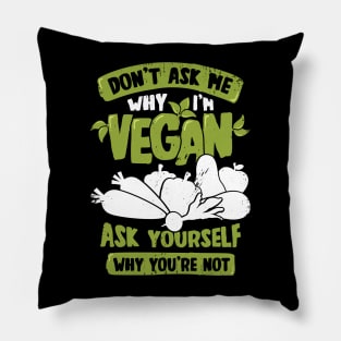Veganism Vegan Gift Pillow