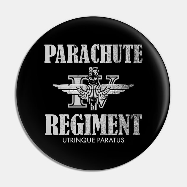 4 Para - 4th Battalion Parachute Regiment (distressed) Pin by TCP