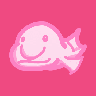 Blobfish in pink T-Shirt