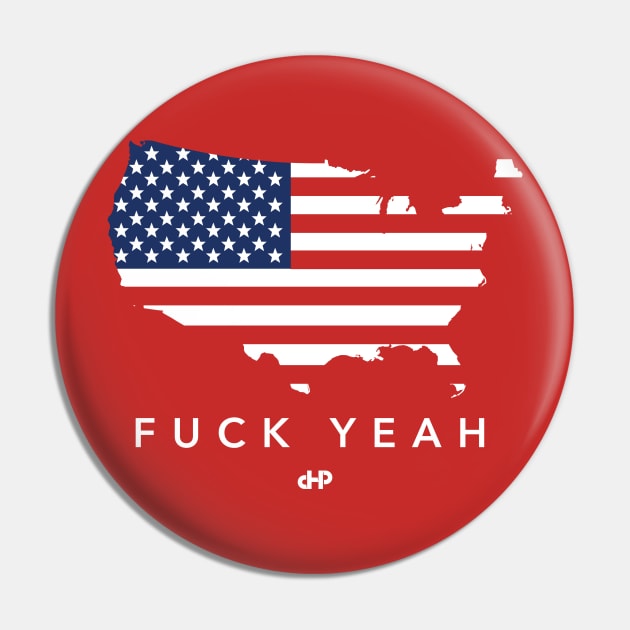 America, Fuck Yeah Pin by Clifftron