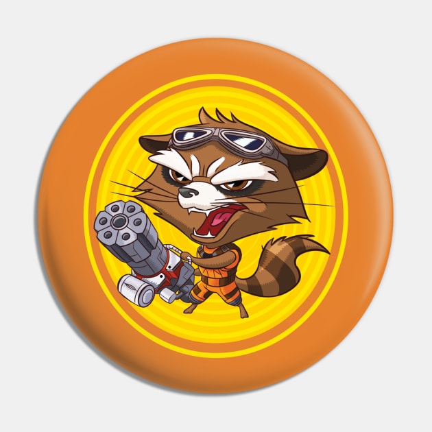 Rocket Pin by Sebaimage