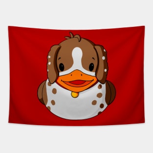 Springer Spaniel Dog Rubber Duck Tapestry