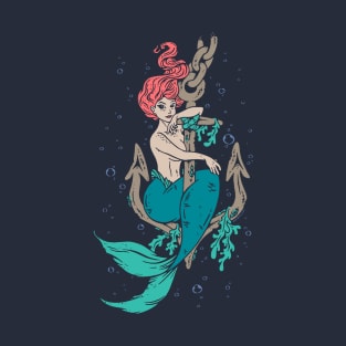 Anchored Mermaid T-Shirt