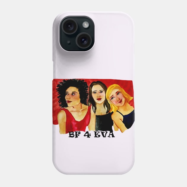 BFF's Phone Case by Anitra's Unique Designs