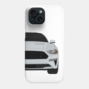 Mustang GT Iconic-Silver + Black roof Phone Case