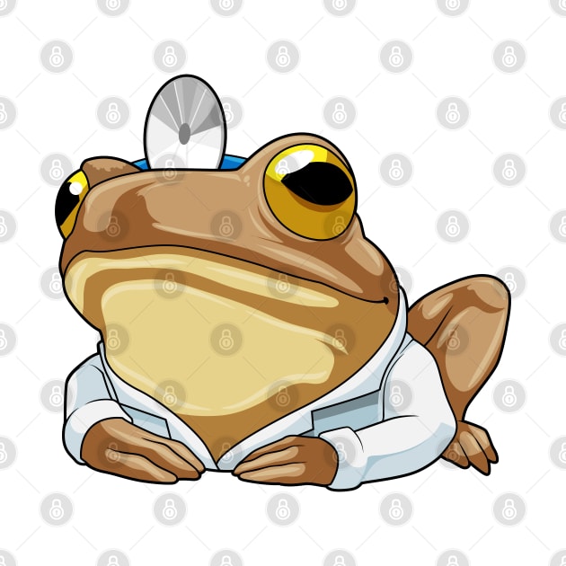 Frog as Doctor with Doctor's coat by Markus Schnabel