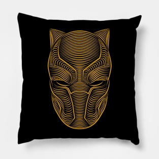 Gold Panther Pillow