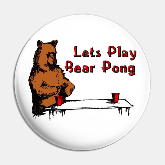 Bear Pong Pin by cmartin7897