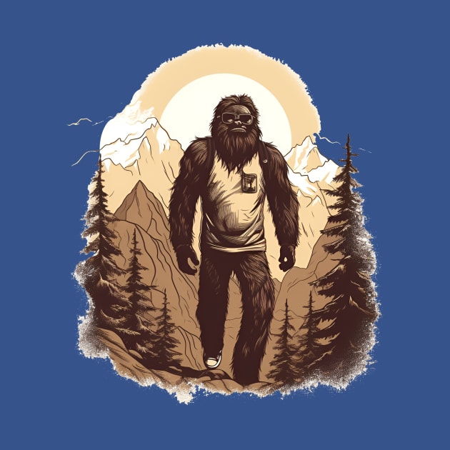 Dope Sasquatch in Nature by Grassroots Green