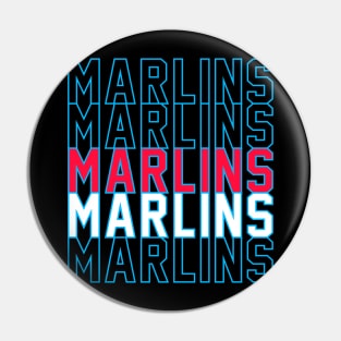 MARLINS Pin