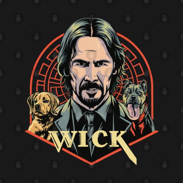 John Wick and dog by Aldrvnd