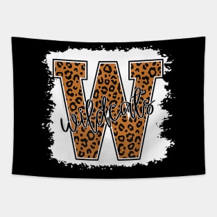 Wild Cat School spirit Leopard Back to School Tapestry