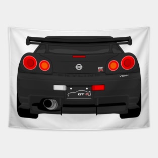 GTR R34 BLACK Tapestry